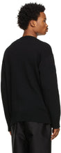 Jil Sander Black Wool Patch Sweater