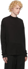 Jil Sander Black Wool Sweater