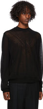 Jil Sander Black Wool Sweater