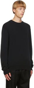 Jil Sander Black Wool Sweater