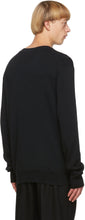 Jil Sander Black Wool Sweater