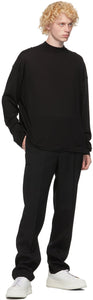 Jil Sander Black Wool Sweater