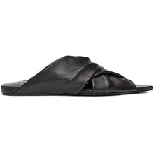 Jil Sander Black Wrapped Flat Sandals - Jil Sander Noir Sandales plates enveloppées - JIL 샌더 블랙 래핑 플랫 샌들