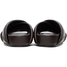 Jil Sander Brown Oversize Wrapped Sandals