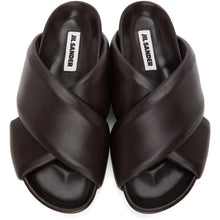 Jil Sander Brown Oversize Wrapped Sandals