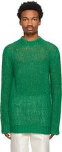 Jil Sander Green Linen Sweater - Jil Sander Green Linen Pull - 길 샌더 그린 린넨 스웨터