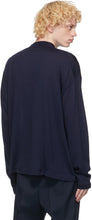 Jil Sander Indigo Wool Crewneck Sweater