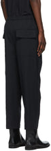 Jil Sander Navy Serge Cropped Trousers