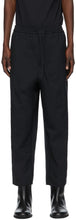 Jil Sander Navy Serge Cropped Trousers