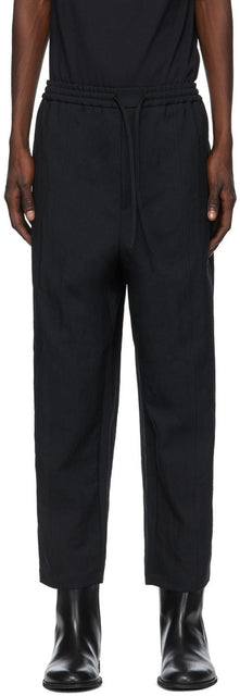 Jil Sander Navy Serge Cropped Trousers