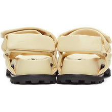 Jil Sander Off-White Leather Chunky Sole Sandals