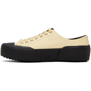 Jil sander hot sale leather sneakers