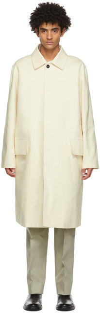 Jil Sander Off-White Sport Trench Coat