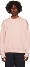 Jil Sander Pink French Terry Sweatshirt - Jil Sander Pink Terry Terry Terry - 길 샌더 핑크 프랑스 테리 스웨터