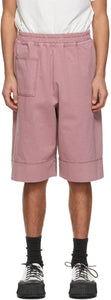 Jil Sander Pink Jersey Shorts - Jil Sander Pink Jersey Shorts - JIL 샌더 핑크 저지 반바지