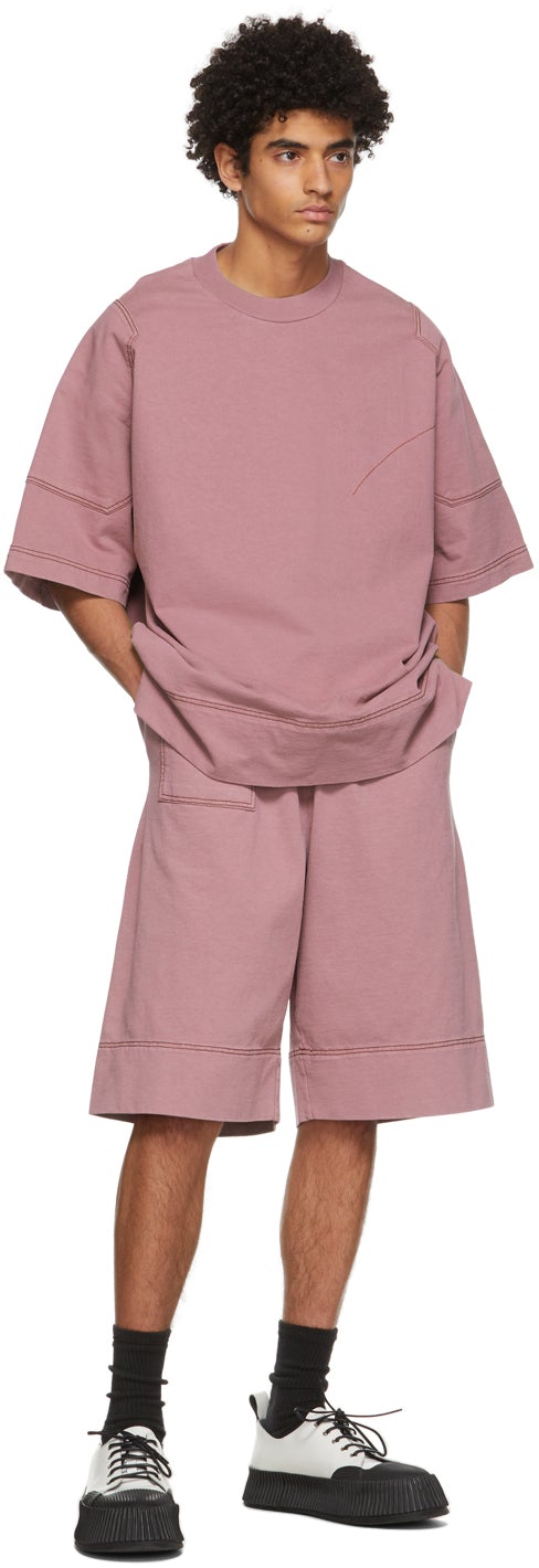 Jil Sander Pink Jersey T-Shirt