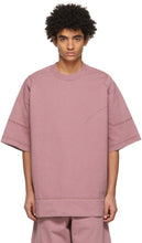 Jil Sander Pink Jersey T-Shirt - Jil Sander Rose Jersey T-shirt - JIL 샌더 핑크 저지 티셔츠
