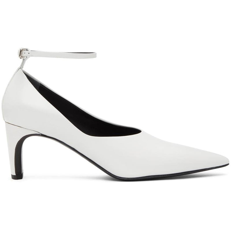 White Pointed-Toe Mary Jane Pumps - CHARLES & KEITH IN
