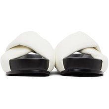 Jil Sander White Canvas Oversize Wrapped Sandals
