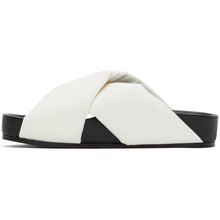 Jil Sander White Canvas Oversize Wrapped Sandals