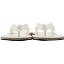 Jil Sander White Leather Sandals