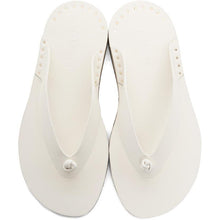 Jil Sander White Leather Sandals