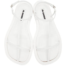 Jil Sander White Middle Strap Sandals