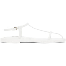 Jil Sander White Middle Strap Sandals - Jil Sander Sandales de sangle moyenne blanche - JIL 샌더 화이트 중간 끈 샌들