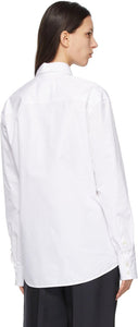 Jil Sander White Organic Cotton Oversized Shirt