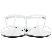 Jil Sander White Pointy Toe Flat Sandals