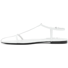 Jil Sander White Pointy Toe Flat Sandals