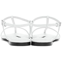 Jil Sander White Pointy Toe Flat Sandals