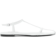 Jil Sander White Pointy Toe Flat Sandals