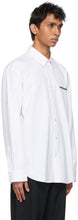 Jil Sander White Poplin Pin Shirt