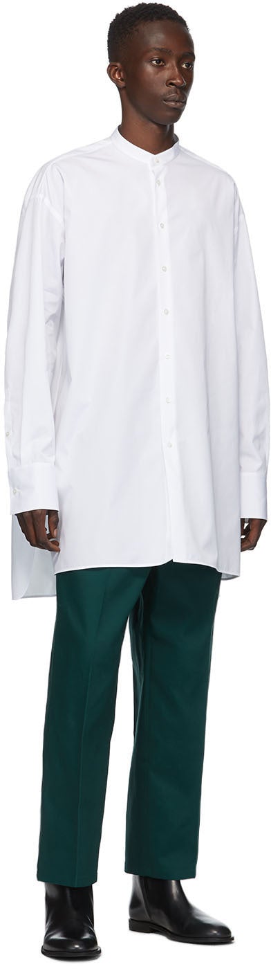 Jil Sander White Poplin Sunday Shirt