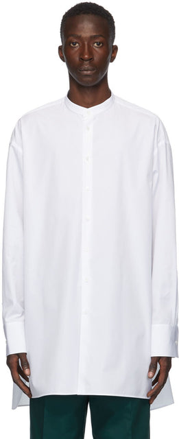Jil Sander White Poplin Sunday Shirt - Jil Sander Blanc Blanc Sunday shirt - 길 샌더 화이트 포플린 일요일 셔츠