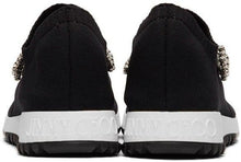 Jimmy Choo Black Crystal Verona Sneakers