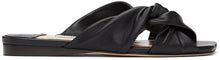 Jimmy Choo Black Narisa Flat Sandals - Sandales plates narisa noir Jimmy Choo - Jimmy Choo Black Narisa 플랫 샌들
