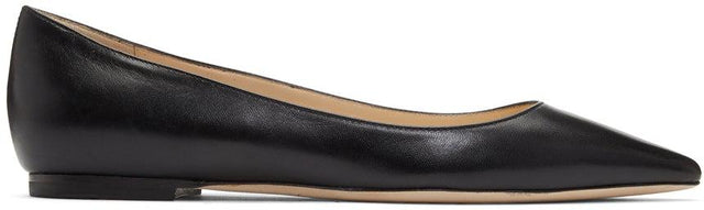 Jimmy Choo Black Romy Flats - Jimmy choo noir romy appartements - 지미 Choo 검은 romy 아파트