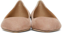 Jimmy Choo Pink Suede Romy Ballerina Flats