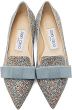 Jimmy Choo Silver Gala Joy Loafers