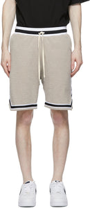 John Elliott Beige Fur Terry Game Shorts - Shorts de jeu Terry de la fourrure de John Elliott Beige - 존 엘리엇 베이지 모피 테리 게임 반바지
