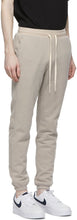 John Elliott Beige Fur Terry LA Lounge Pants