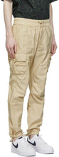 John Elliott Beige Sateen Cargo Pants
