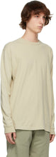 John Elliott Beige University Long Sleeve T-Shirt
