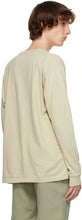 John Elliott Beige University Long Sleeve T-Shirt