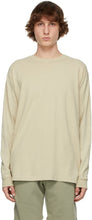 John Elliott Beige University Long Sleeve T-Shirt - T-shirt à manches longues de John Elliott Beige Beige - John Elliott Beige University 긴 소매 티셔츠