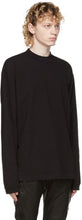John Elliott Black 900 Mock Neck Long Sleeve T-Shirt
