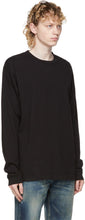 John Elliott Black Classic University Long Sleeve T-Shirt
