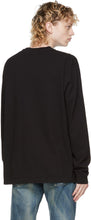 John Elliott Black Classic University Long Sleeve T-Shirt